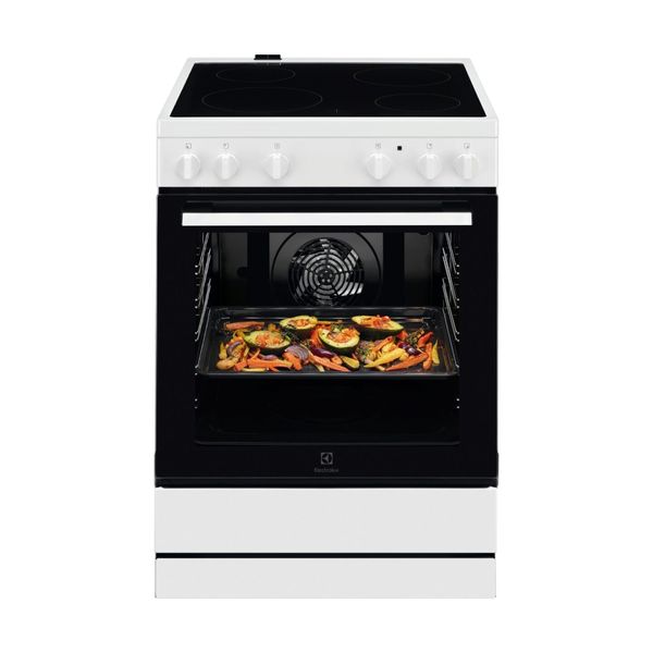 Electrolux LKR62000CW White Κουζίνα Κεραμική