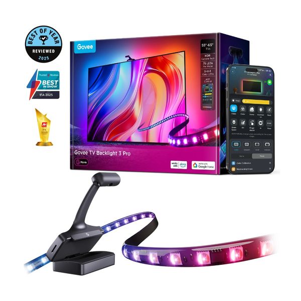 Govee TV Backlight 3 Pro 55 - 65 Inches Smart Home