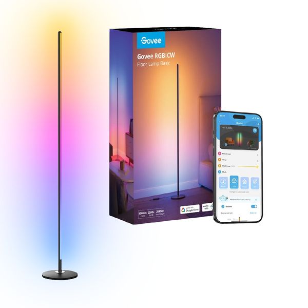 Govee RGBICW Floor Lamp 136cm Smart Home