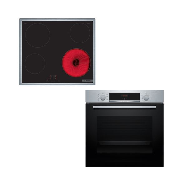 Bosch PKE645BA2E & HBA514BS Set Εντοιχισμού