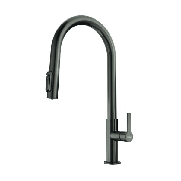 Franke Maris Slim Filtration Ντους Anthracite Μπαταρία Κουζίνας