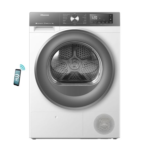 Hisense DH3S902BWCC 9Kg Στεγνωτήριο