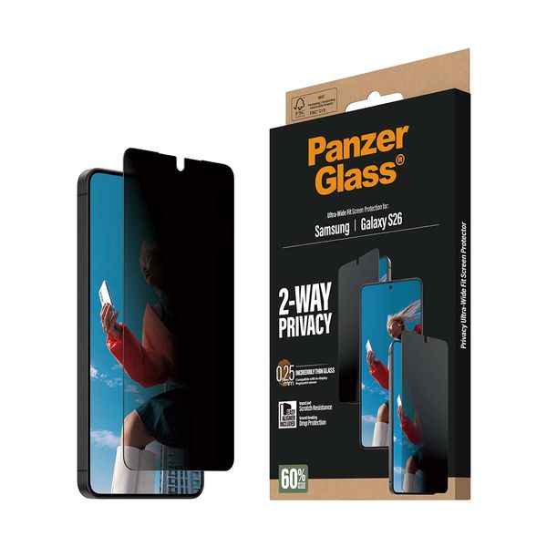 PanzerGlass Privacy Samsung S26 Προστατευτικό Οθόνης