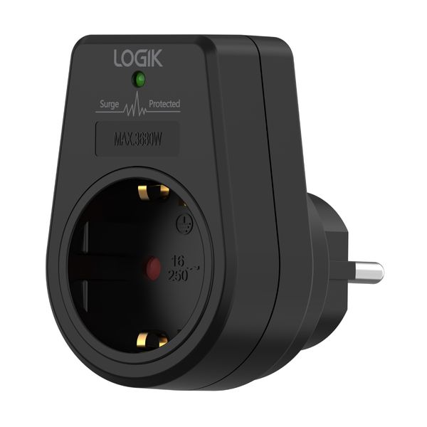 Logik LSADPB25K Black Ασφαλείας Μονόπριζο