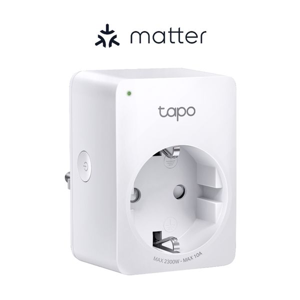 TP-Link Tapo P100M Smart Wi-Fi Matter Έξυπνη Πρίζα