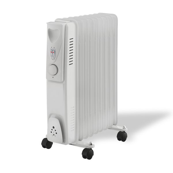 Eurolamp 147-29460 9 Φέτες White Ηλεκτρικό Καλοριφέρ Λαδιού