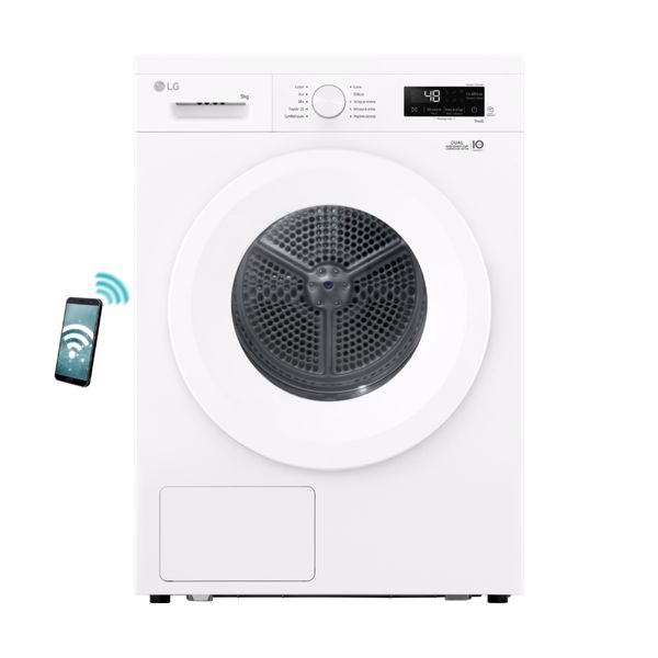 LG RHX1009NWH 9Kg Στεγνωτήριο