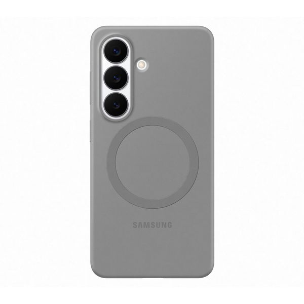 Samsung (Samsung S26) Silicone Magnetic Gray Θήκη Κινητού