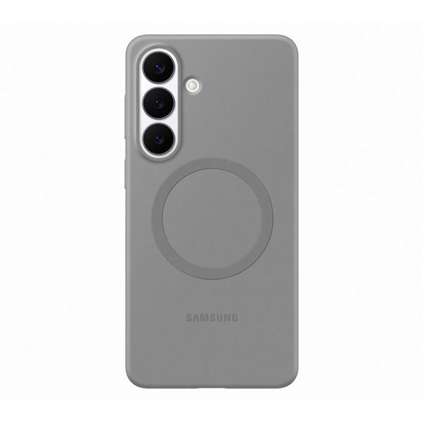 Samsung (Samsung S26+) Silicone Magnetic Gray Θήκη Κινητού