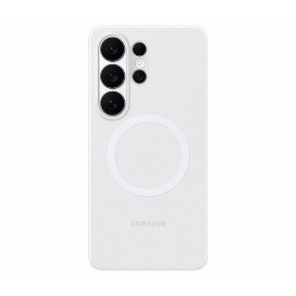 Samsung (Samsung S26 Ultra) Silicone Magnetic White Θήκη Κινητού