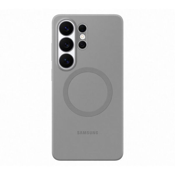 Samsung (Samsung S26 Ultra) Silicone Magnetic Gray Θήκη Κινητού