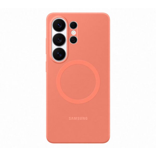 Samsung (Samsung S26 Ultra) Silicone Magnetic Coral Red Θήκη Κινητού