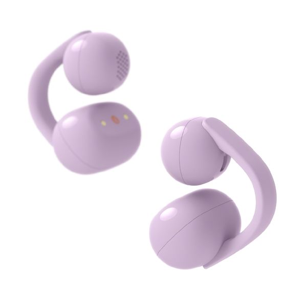 Sony LinkBuds Clip Open-Ear Headphones Lavender