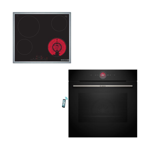 Bosch HBG7341B1 & PKF645FB2E Set Εντοιχισμού