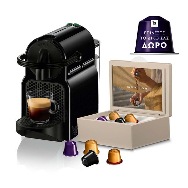 Nespresso Inissia Hotel Combo Black Μηχανές Espresso - Με κάψουλα