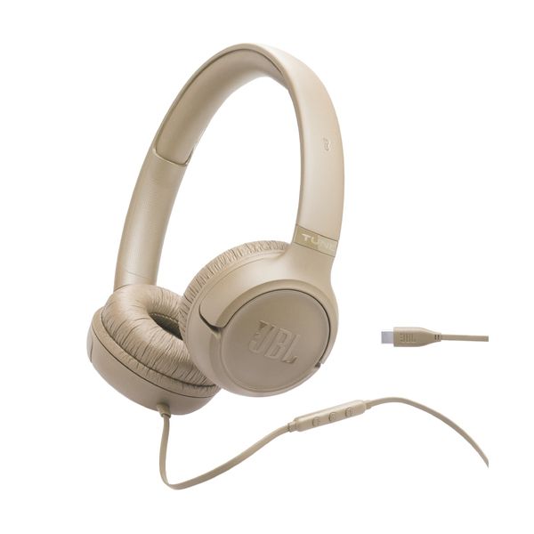 JBL Tune 530C Beige Ακουστικά Κεφαλής