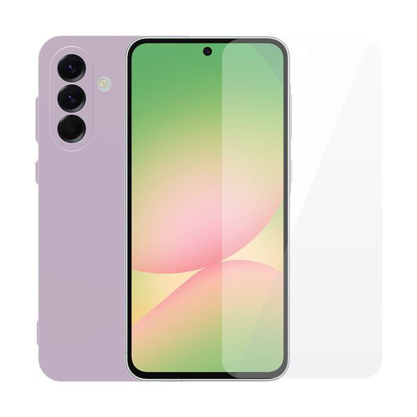 Redshield Samsung Galaxy A57 TPU Purple & Tempered Glass Θήκη Κινητού & Προστατευτικό Οθόνης