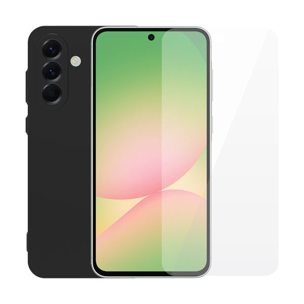 Redshield Samsung Galaxy A57 TPU Black & Tempered Glass Θήκη Κινητού & Προστατευτικό Οθόνης