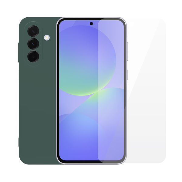 Redshield Samsung Galaxy A37 TPU Green & Tempered Glass Θήκη Κινητού & Προστατευτικό Οθόνης