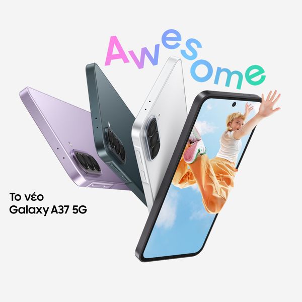 Samsung Galaxy A37 8GB/256GB Awesome White 5G Smartphone