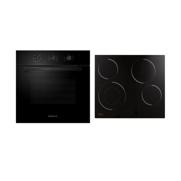 Davoline KSB 9014 BL Φούρνος & Εστία Set Εντοιχισμού