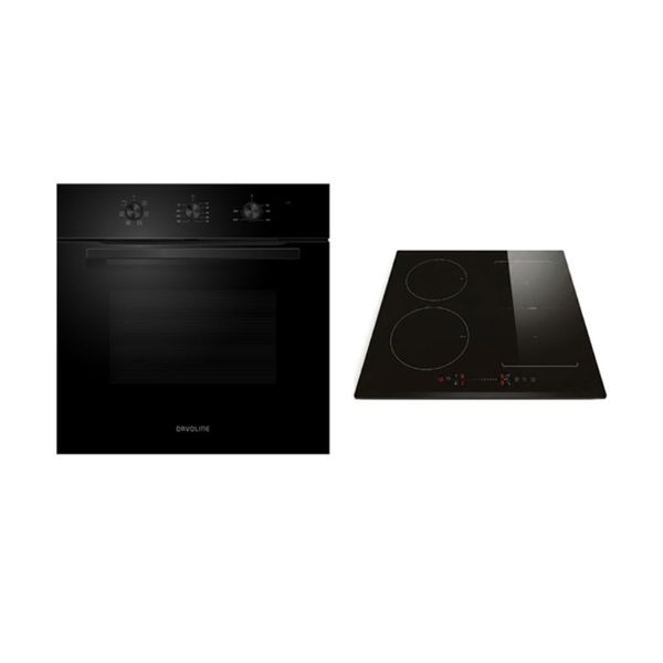 Davoline KBIS 9015 BL Φούρνος & Εστία Set Εντοιχισμού