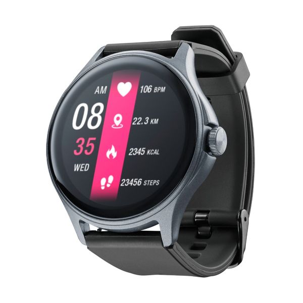 Cellular Line Ion Pro Round Black SmartWatch