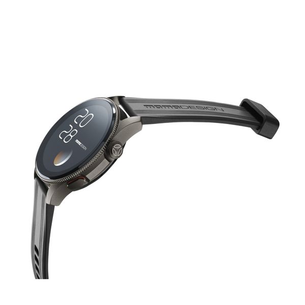 Momo Stealth Round Black SmartWatch