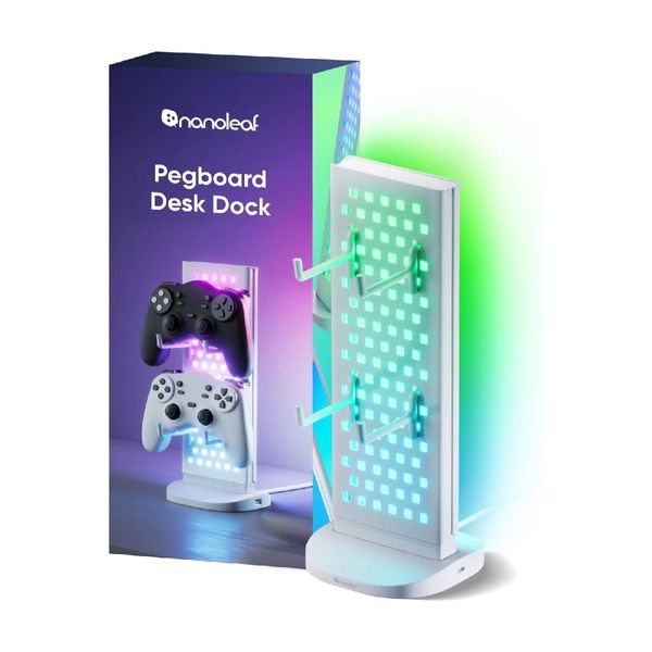 Nanoleaf Pegboard Desk Dock White Φωτιστικό Γραφείου
