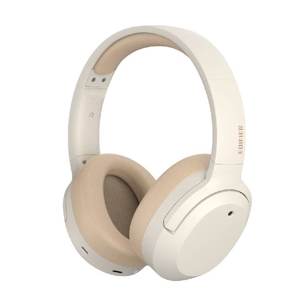 Edifier W820NB Plus v2.0 Over Ear Ivory Ακουστικά Κεφαλής