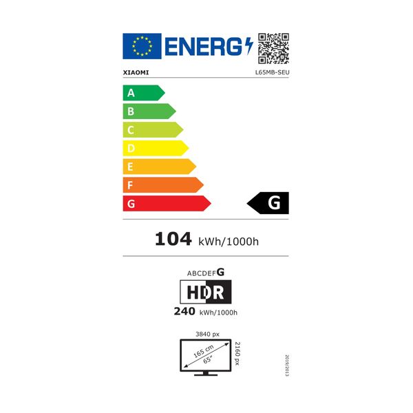 Xiaomi Mini LED TV S Pro 2026 65" Τηλεόραση Google TV 4K