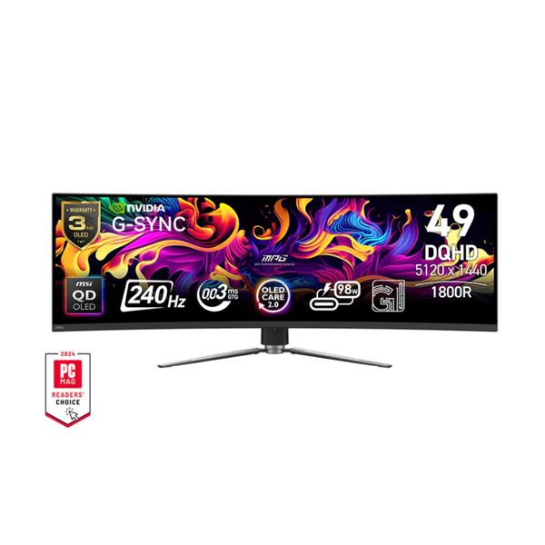 MSI MPG 491CQPX QD-OLED Monitor