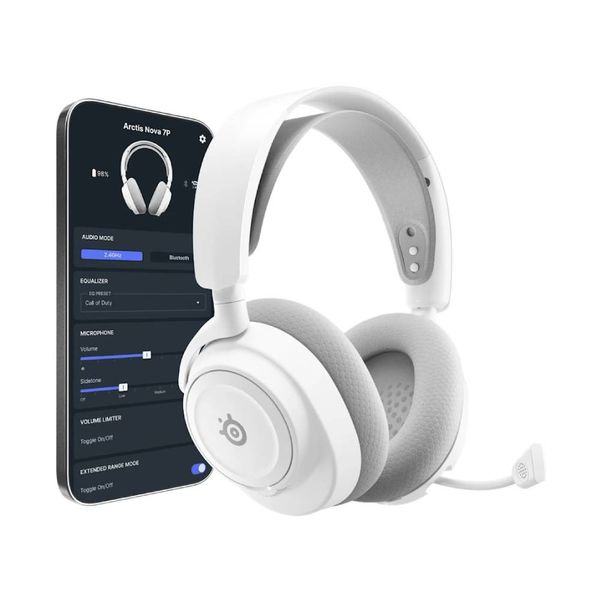 SteelSeries Arctis Nova 7P Gen2 White Gaming Headset