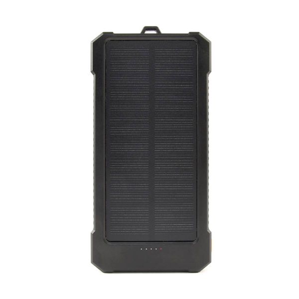 Gembird 10000MAH Black Solar Powerbank