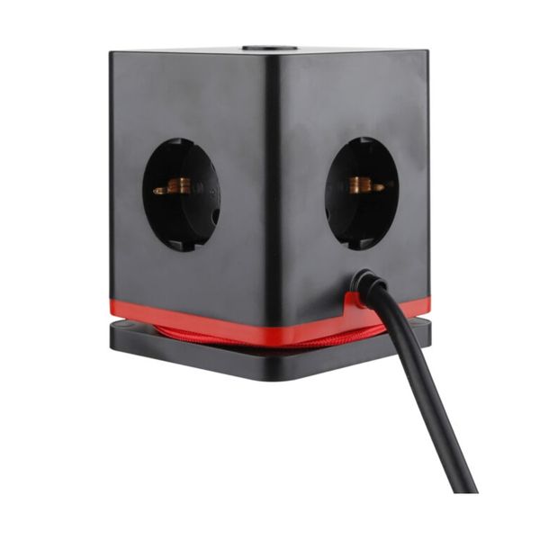 Olympia SW 1000 3 Θέσεων με 2x USB-A & 1x USB-C Black Πολύπριζο