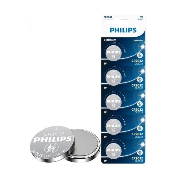 Philips CR2032P5 5τμχ Μπαταρία Λιθίου