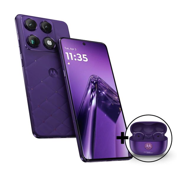 Motorola Signature Smartphone και Buds 2 Plus Pantone Violet Indigo