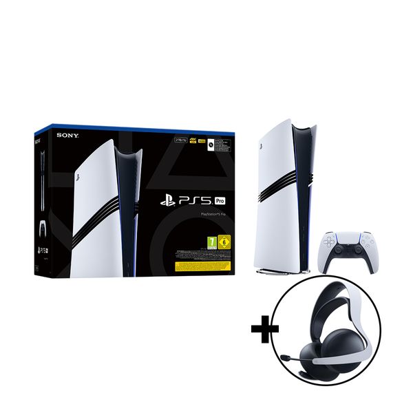 Sony Playstation 5 Pro 2TB & PULSE Elite Headset & Case