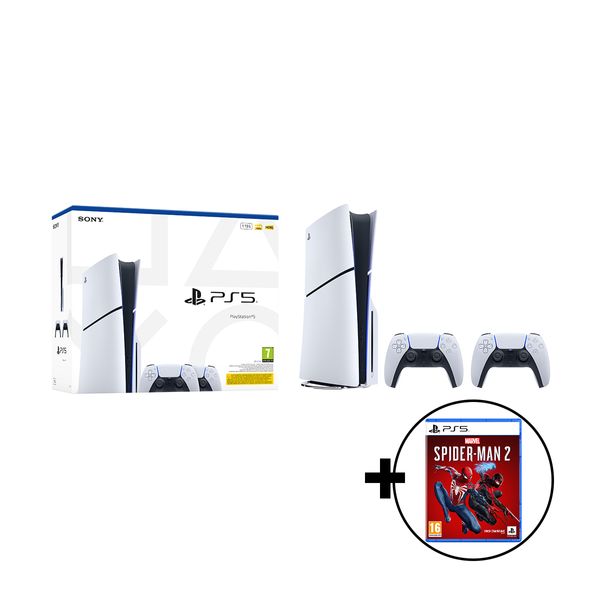 Sony Playstation 5 Standard Edition 1TB & Dualsense & Spiderman 2