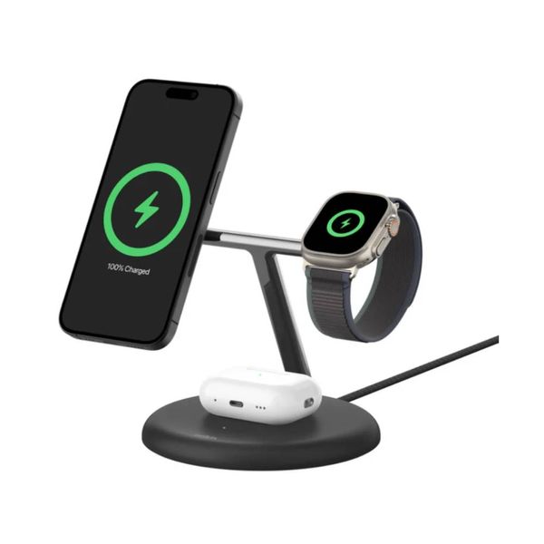 Belkin 3in1 15W Black Βάση Φόρτισης