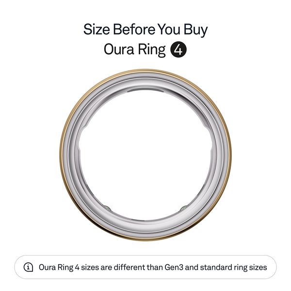 Oura Ring 4 Size 15 Gold Smart Δαχτυλίδι