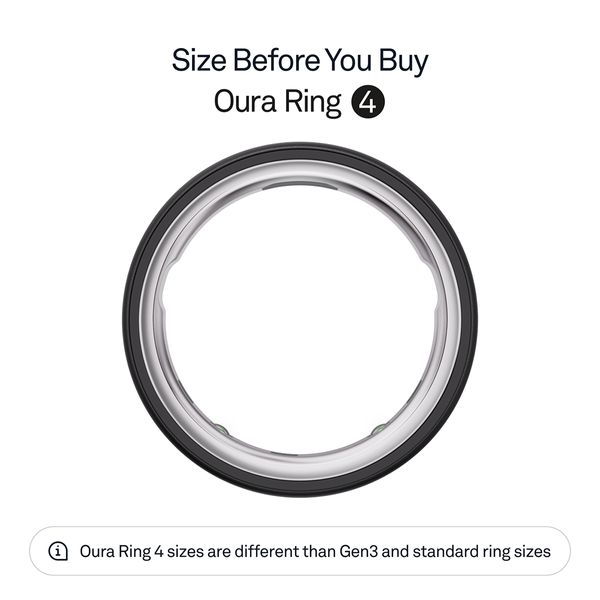 Oura Ring 4 Size 11 Stealth Smart Δαχτυλίδι