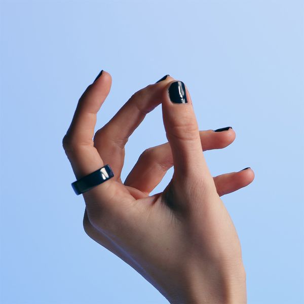 Oura Ring 4 Ceramic Size 7 Midnight Smart Δαχτυλίδι