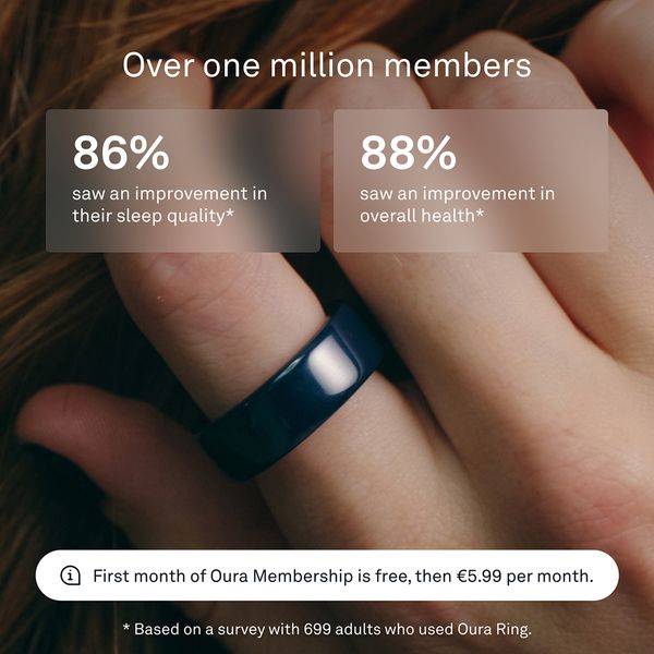Oura Ring 4 Ceramic Size 9 Midnight Smart Δαχτυλίδι