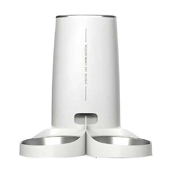 Rojeco 4L Button Version Double Bowl Αυτόματη Ταΐστρα Κατοικιδίων