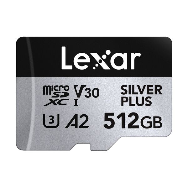 LEXAR microSD 512GB 205R/150W Silver+ Κάρτα Μνήμης