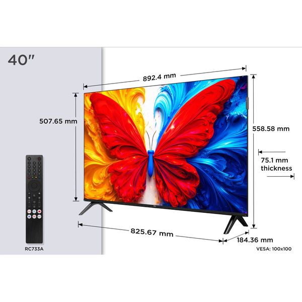 TCL QLED 40S5L 40" Τηλεόραση Android Full HD