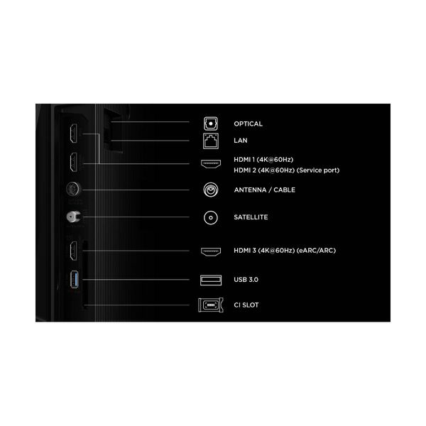 TCL LED 55P6L 55" Τηλεόραση 4K Google TV