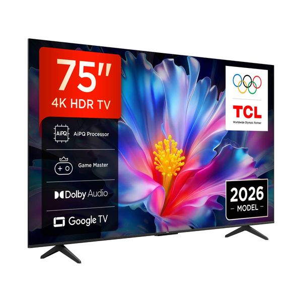 TCL LED 75P6L 75" Τηλεόραση 4K Google TV