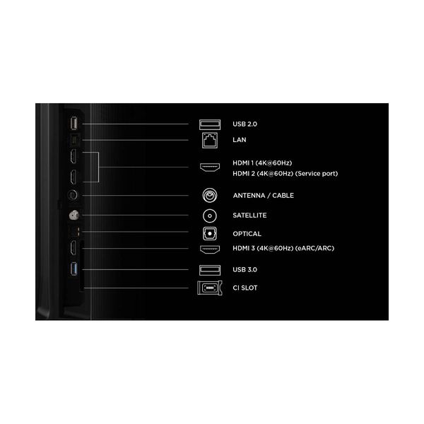 TCL LED 75P6L 75" Τηλεόραση 4K Google TV